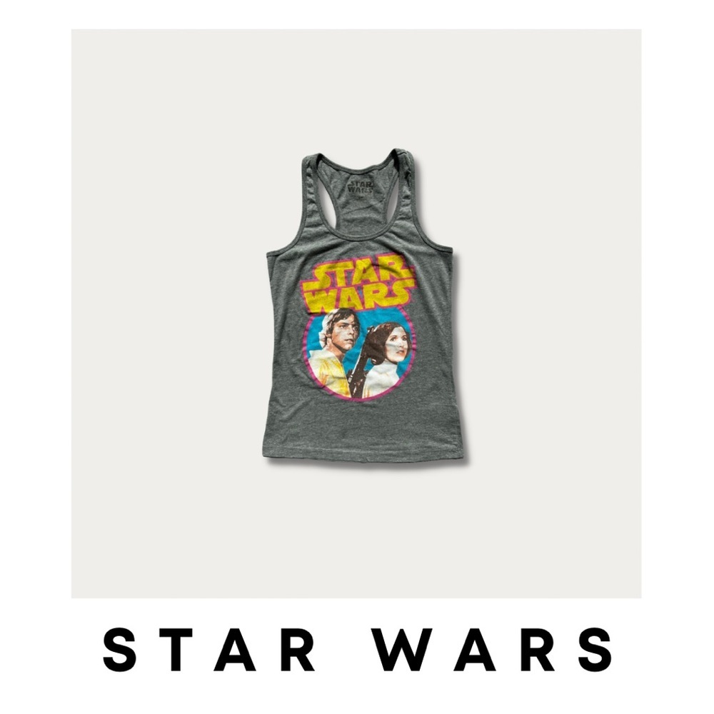 Star Wars Luke Skywalker & Princess Leia Graphic Tee